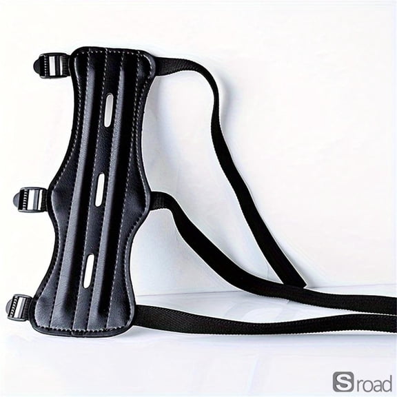 Adjustable Archery Arm Guard, Forearm Protector For Bow Shooting, Hunting & Target Practice, Lightweight With Elastic Straps