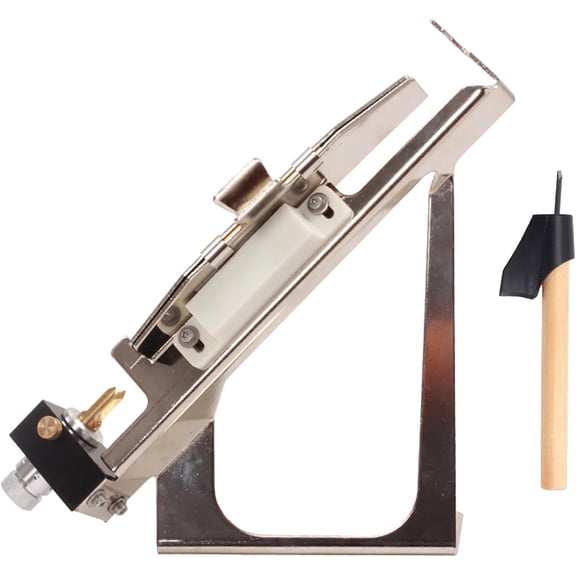 Adjustable Arrow Fletching Jig - Straight Metal Fletching Tool with Arrow Fletching Removal Tool, 3, 4 or 6 Real Feather and Plastic Vanes Universal Arrow Fletcher