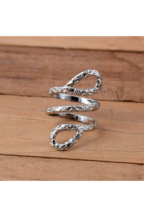 Adjustable Arthritis Ring – 925 Silver Swan Neck Splint for PIP or DIP Joint Support