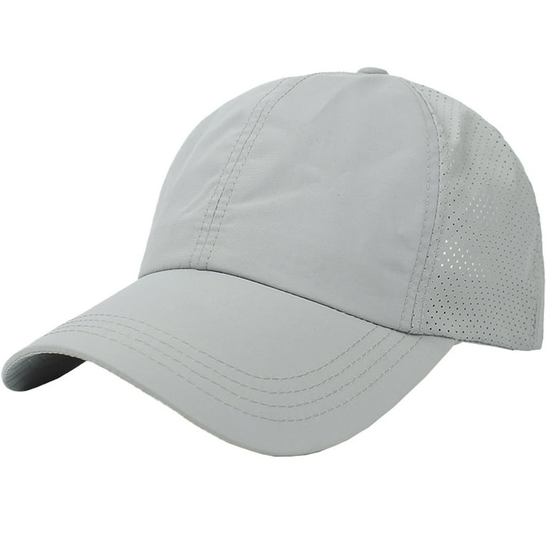 Adjustable Athletic Trucker Hat Mesh Baseball Cap Dad Hat,Light