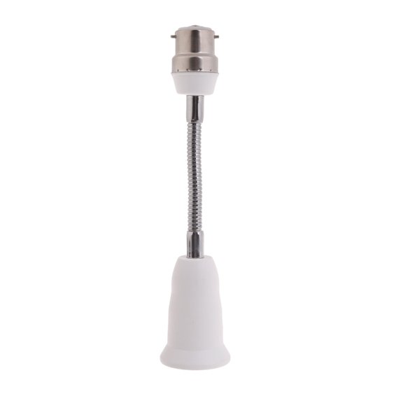 Adjustable B22 to E27 Extended Light Holder Stand Lamp Bulb Socket Extender Adapter Light Bulb Sockets Converter
