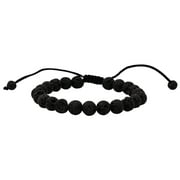 Adjustable BLACK Lava Rock Aromatherapy Bracelet, Essential oil, Yoga
