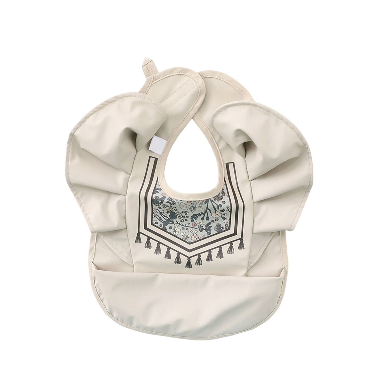 Adjustable Baby Feeding Bib Soft Lightweight Travel Friendly Winged ...