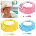 thumbnail image 1 of Adjustable Baby Kids Shampoo Bath Bathing Shower Cap Hat Wash Hair Shield, 1 of 5