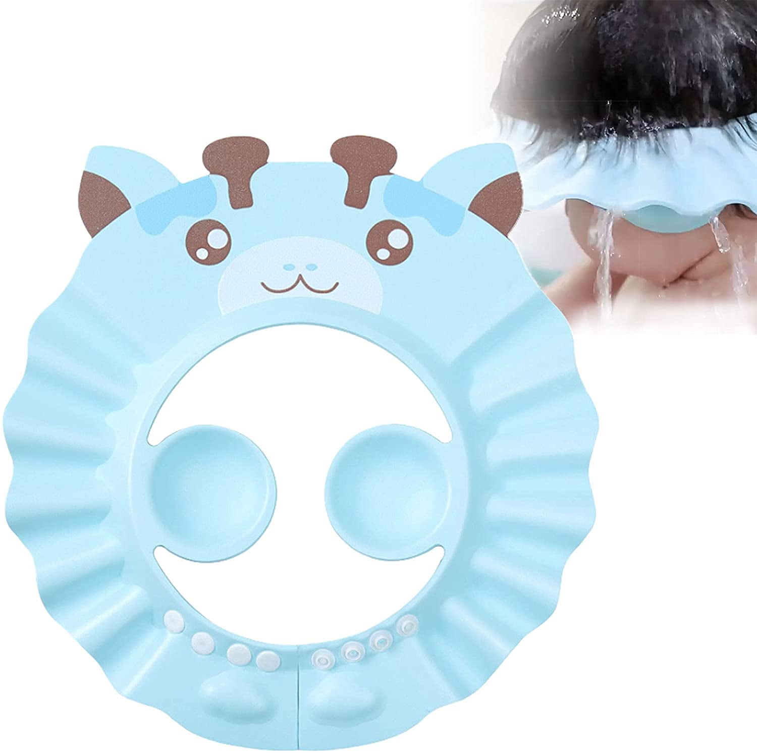 Adjustable Baby Shower Cap Adjustable Visor Bath Caps Bath Visor for Kids Baby Shower Cap Baby