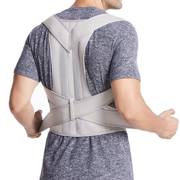 Adjustable Back Corrector For Upper Back Support Comfortable Breathable Design For Daily Use