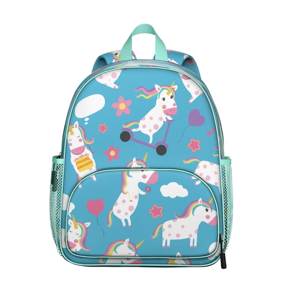 Adjustable Backpack for School with Fantasy Butterfly Design - Waterproof & Lightweight