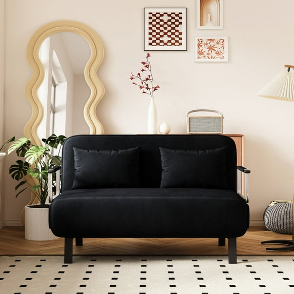 Adjustable Backrest Chair Bed in Contemporary Style - Suitable for Reading Nooks