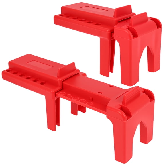 Adjustable Ball Valve Lockout Multifunctional Ball Valve Lock Out Device for 1/2 in to 2-1/2 in Pipe Diameter for Harsh Industrial Environment 2 Pack