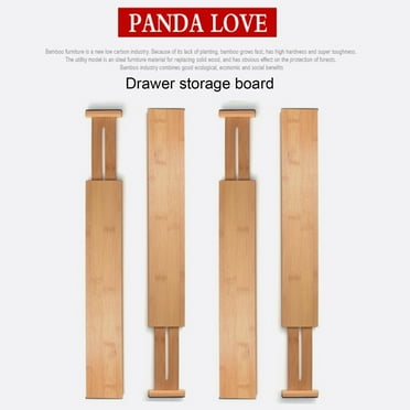 Adjustable Bamboo Drawer Dividers Expandable Organizer Household Bedroom Tools