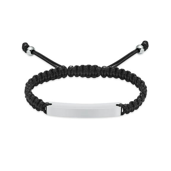 Adjustable Bar Shape Urn Bracelet for Ashes Memorial Loved Ones Manmade Braided Cremation Urn Bangle Ash Jewelry for Men / Women