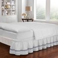 thumbnail image 1 of Adjustable Baratta Stitch Embroidered Bed Skirt by Easy Fit, 1 of 9