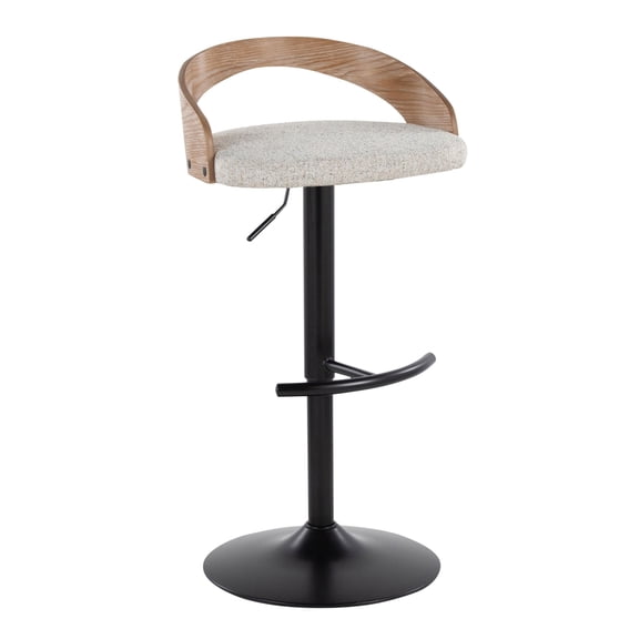 Adjustable Barstool Set of 3, PU Leather Swivel Counter Stools with Chrome Metal Base and Footrest, Height 23.75-32.25", 250 lbs Weight Limit for Kitchen and Home Dining Area