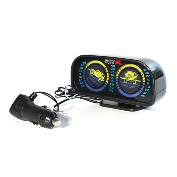 Adjustable Base Car Digital Display Level Tilt Gauge Slope Meter with LED Light HUD Inclinometer Car SUV Slope Meter