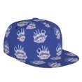 Adjustable Baseball Cap Conch Print Navy Blue Cute Golf Dad Hat for