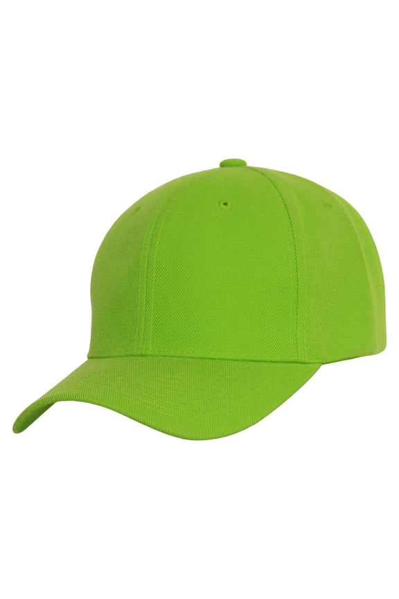 Adjustable Baseball Cap, Neon Green