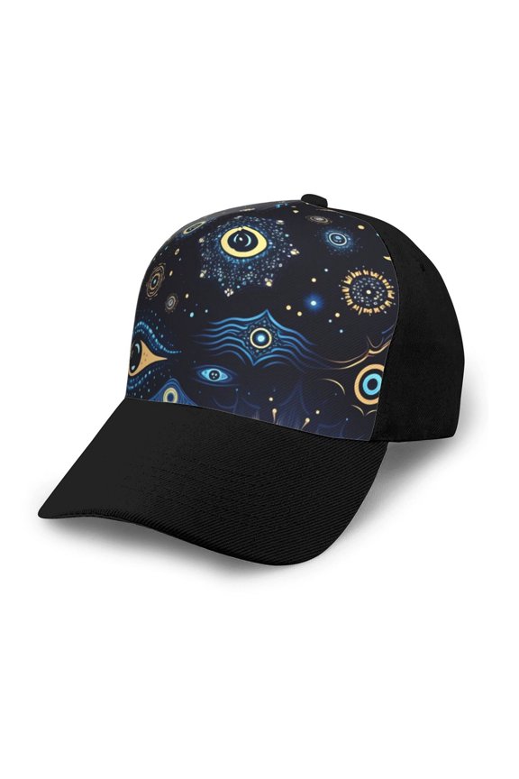 Adjustable Baseball Cap Trucker Hat Fashion Snapback Dad Hats , Cool Magic Evil Eyes