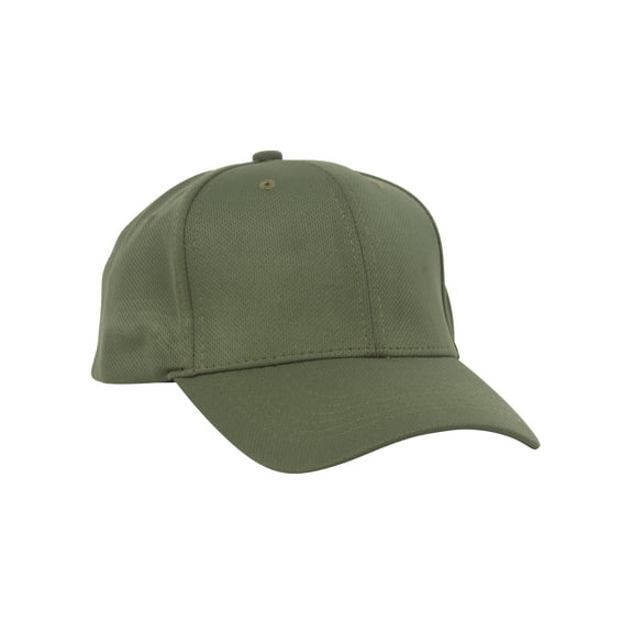 Adjustable Baseball Cap w/ Hook and Loop Tab - Olive