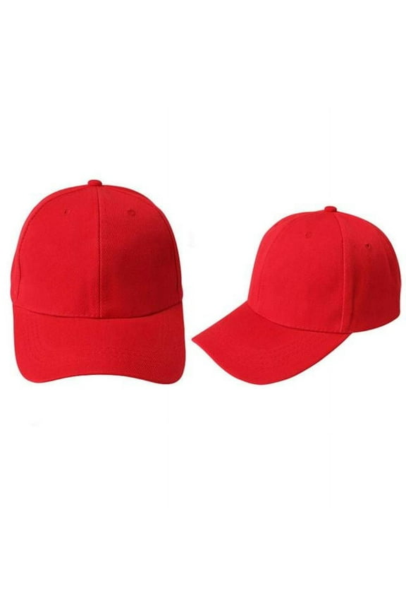 Adjustable Baseball Caps Baseball Cap Blank Hat Solid Color Adjustable Hat Red,Red Muslim Hat