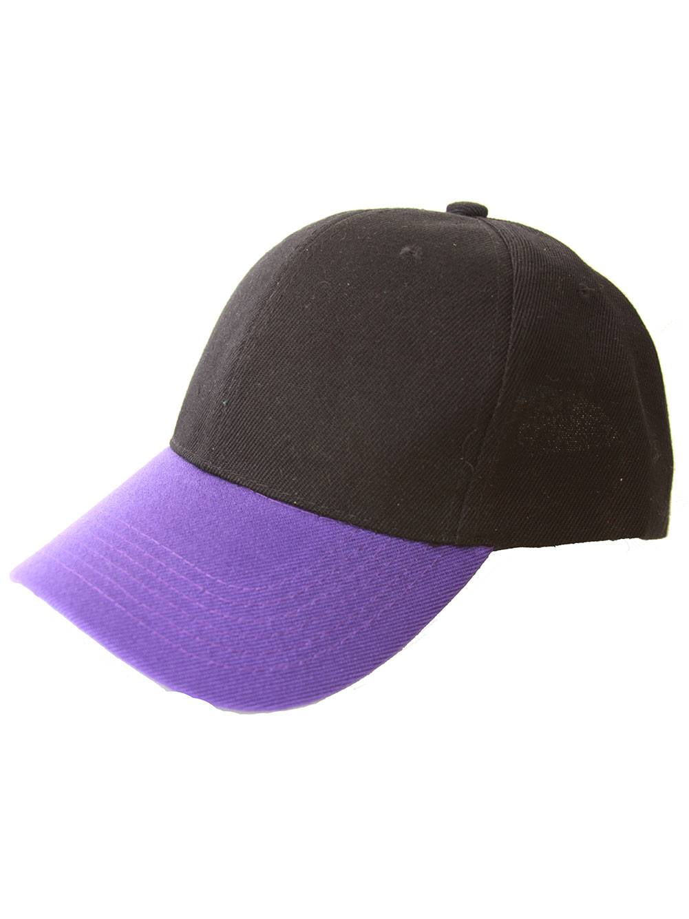 TOP HEADWEAR Adjustable Baseball Cap – Structured, Solid Color, Hook & Loop Closure
