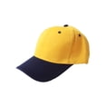 thumbnail image 1 of Adjustable Baseball Structured Cap Hat, Gold/Navy, 1 of 1