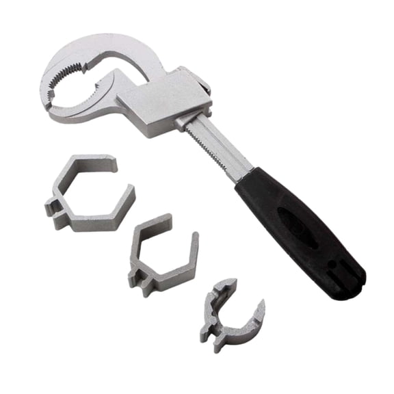 Adjustable Bath Wrench Multifunctional Aluminium Alloy Open End Spanners Water Pipe Wrench Bathroom Repair