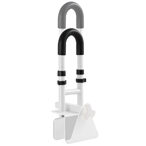 Adjustable Bathtub Grab Bar, Height Adjustable, Safety Support for Seniors