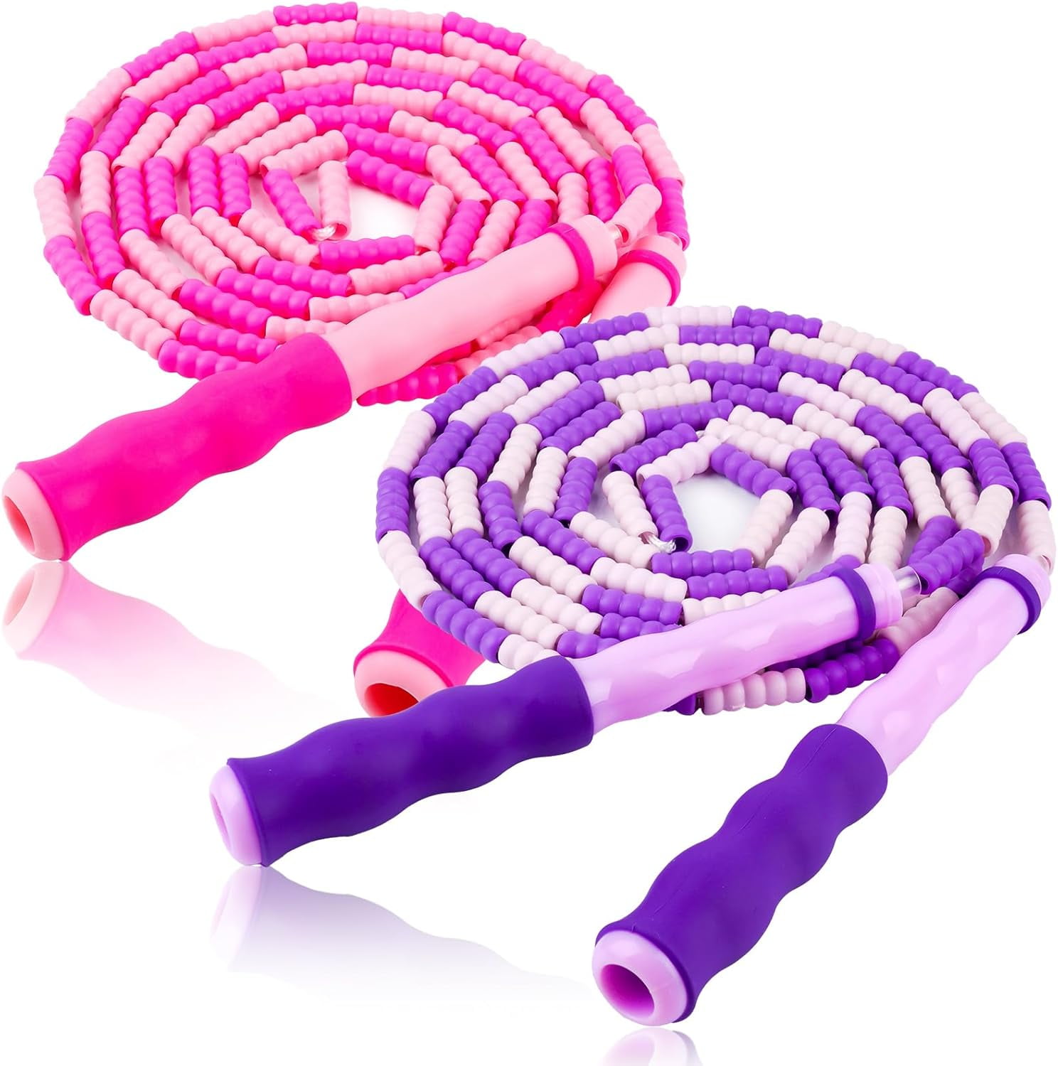 Bedded Jump Rope Adjustable Beaded Jump Rope for Kids, Soft Segments, Suitable for Ages ...