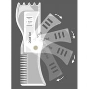 Adjustable Beard Shaping Tool Men Portable Styling Stencil Comb Template Trimmer
