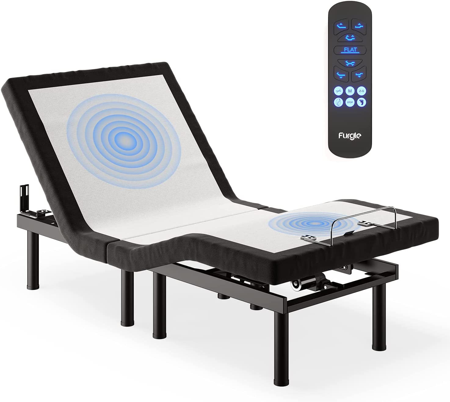 Adjustable Bed Base Frame Ergonomic Adjustable Bed Base Double Motor