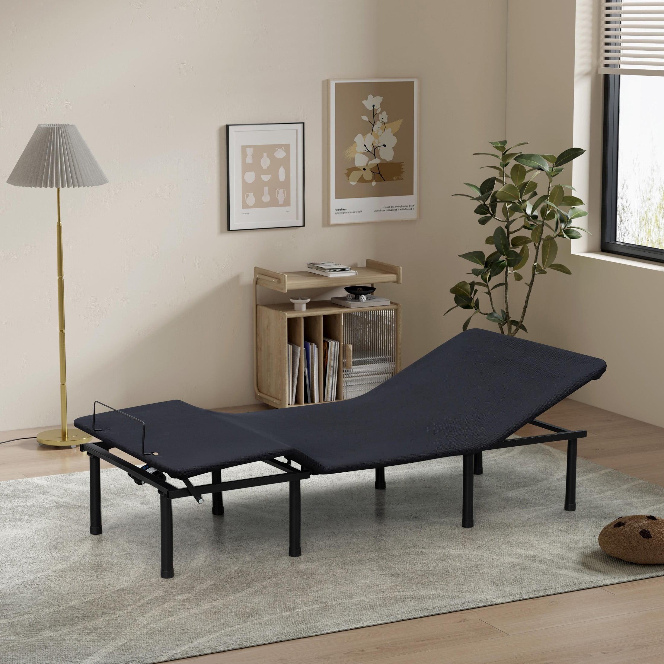 Adjustable Bed Base - Three Fold-Txl-Motorized Head And Foot Incline ...