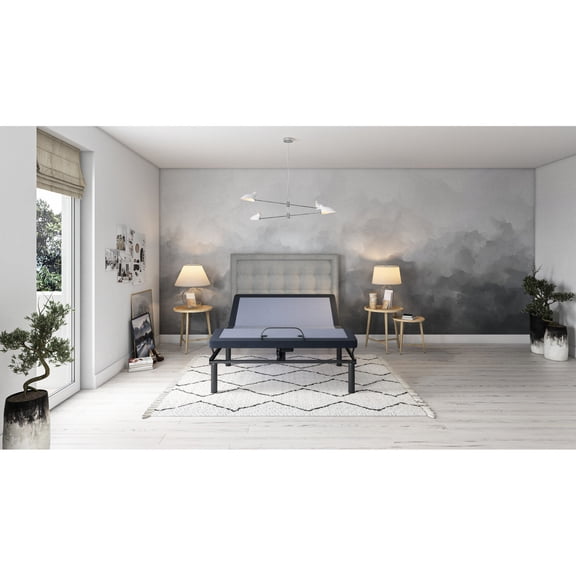 Adjustable Bed Base for California King Size / Get 2 USB Ports and Under Bed LED Lighting