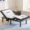 thumbnail image 1 of Adjustable Bed Frame Base Twin XL Size with Massage, Ergonomic Head&Foot Incline - Zero Gravity Electric Bed with 4 USB Ports, Nightlight, Wireless Remote, 3 Min Fast Assembly, 3 Height Options, 1 of 11