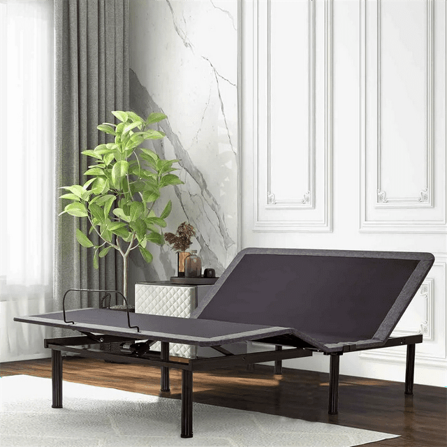 Adjustable Bed Frame, IULULU Queen Size Electric Adjustable Bed Frame