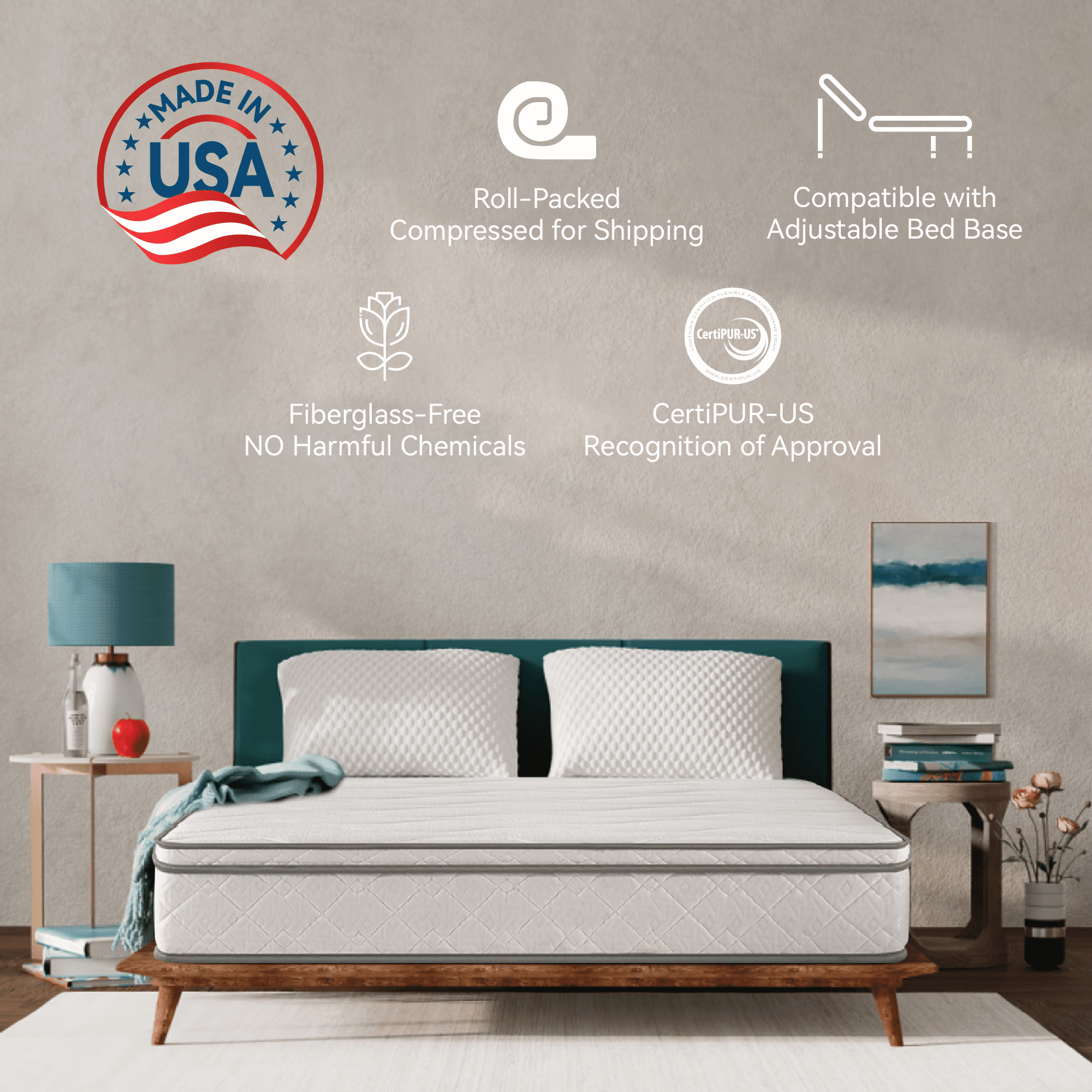 Adjustable Bed Frame + Mattress Combo – Ultimate Comfort &amp; Support for ...