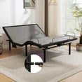 Adjustable Bed Frame Queen, Adjustable Bed Base with Massage, Zero