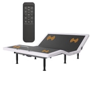 Adjustable Bed Frame Queen with Massage, Wireless Remote, Head Foot Incline, USB, Underbed Light Easy Assembly, Zero Gravity, Bed Frame Basic with Quiet Motor