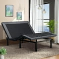 Adjustable Bed Frame Queen,Zero Gravity Electric Bed with Wireless