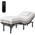 Adjustable Bed Frame Twin XL, Ergonomic Electric Bed Base, Motorized