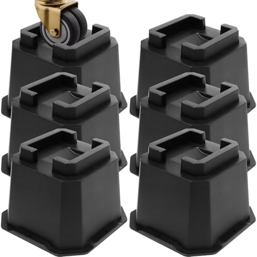 Adjustable Bed Furniture Risers Elevation in Heights Heavy Duty Risers ...