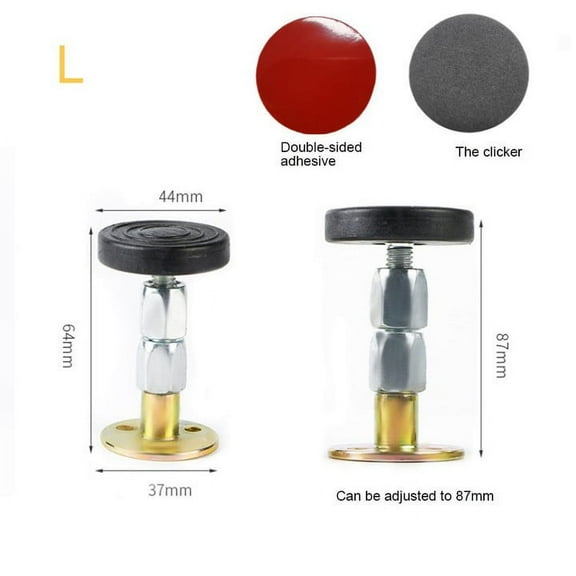 Adjustable Bed Head Anticollision Fixer Stabilizer Tool Noise Reduction Included Wall Protection Easy Installation