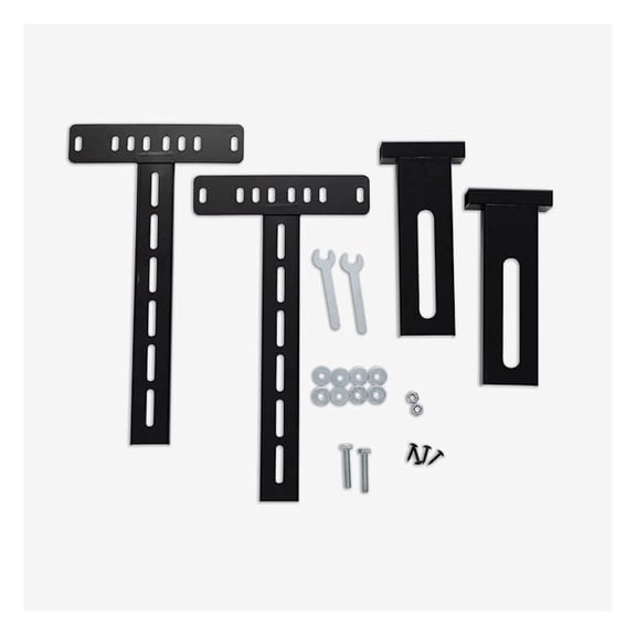 Adjustable Bed Headboard Brackets - Kit for Bed, Works with Adjustable Frames Under Leg Installation - Universal Brackets - Easy to Customize - Durable - Solid Steel