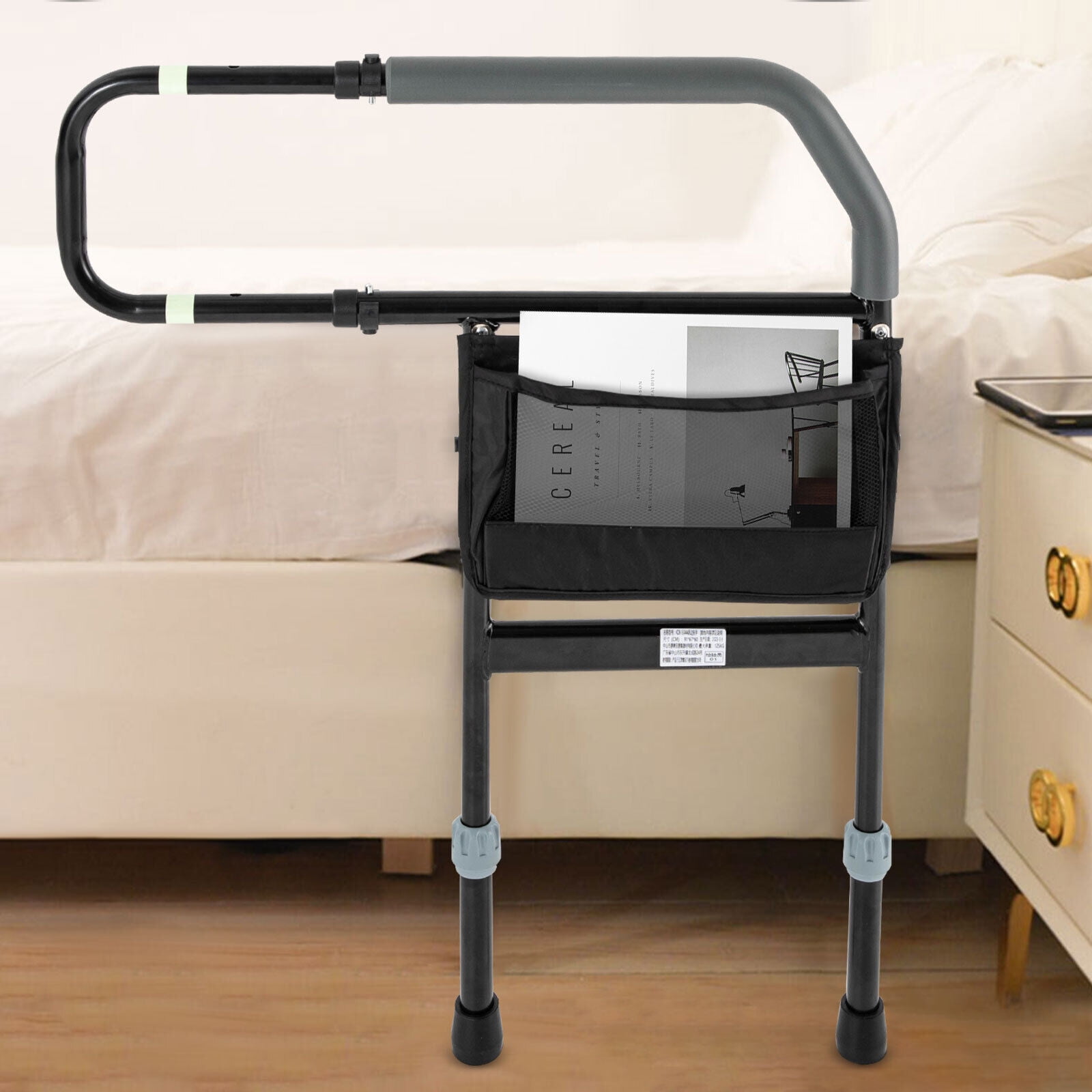 Walmart Adjustable Bed Rails for Seniors, Medical Assistive Handicap Safety Equipment, Prevent