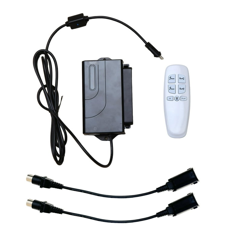 OEM Richmat HJH13D Remote HJC18 Control Box and Conversion Cable Kit for Lucid L300 Adjustable Bed