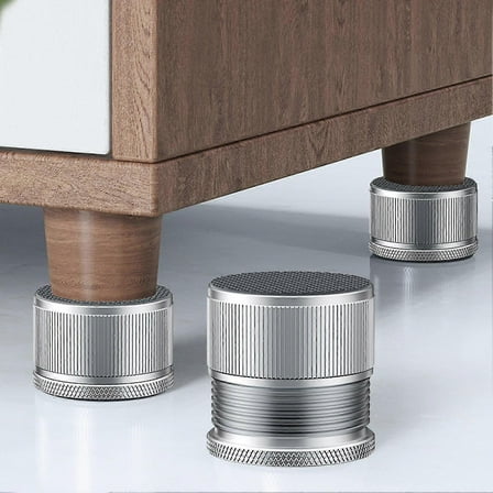 Adjustable Bed Risers Heavy Duty Protectors Furniture Anti-vibration Legs