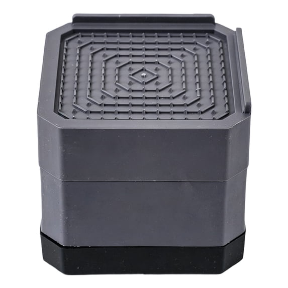 Adjustable Bed Risers,Square Heavy-Duty Furniture Risers,3.35 Inch Stackable Furniture Risers Supports,Furniture Lifters for Under-Bed Storage, College Dorms, Sofas, Table and Couch,Gray 2 Layer
