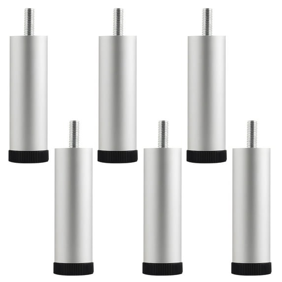Adjustable Bed Risers With Nonslip Base Replacement For Furnitures Legs Aluminum Alloys Support Feet