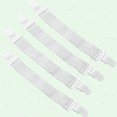 Adjustable Bed Sheet Straps, 4 pcs Elastic Mattress Grippers, Clever