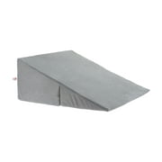 Adjustable Bed Wedge Foam Incline Cushion for Acid Reflux, Gray - 12"