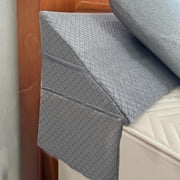 Adjustable Bed Wedge Pillow with Foam - Gap Filler Suitable for Headboard/footboard, Spinal &, Placement 0-7" Bed Gap Closure
